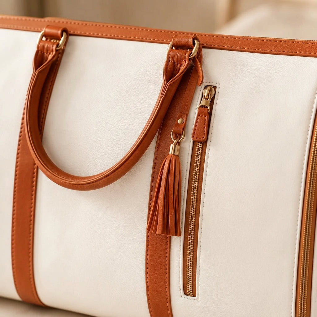 Riviera™ | Borsa da Viaggio Ultraleggera in Eco-Pelle - BELLAGIOBAG™
